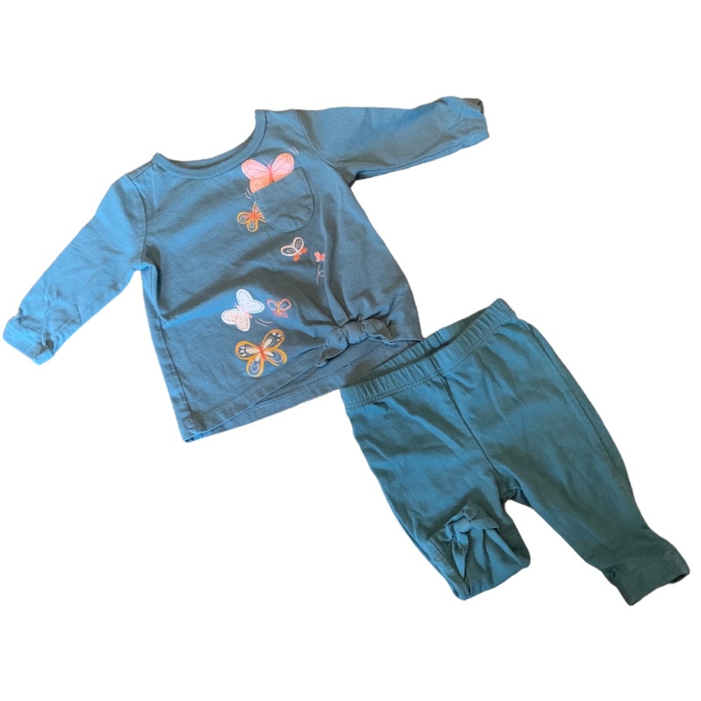 Carters and Gerber Set of 4 Baby Girls 3 Month Outfits - Picture 4 of 10